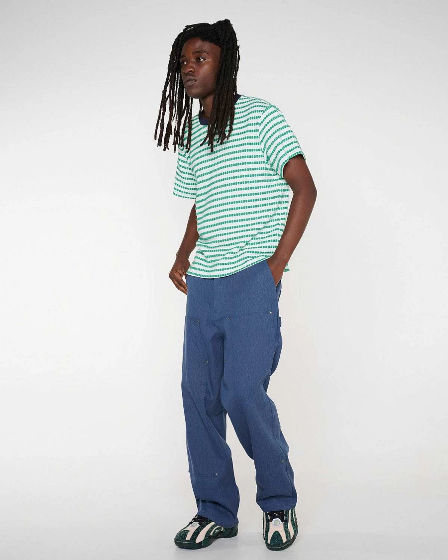 Brain Dead Navy Heavyweight Bull Denim Double Knee Workwear Utility Pants