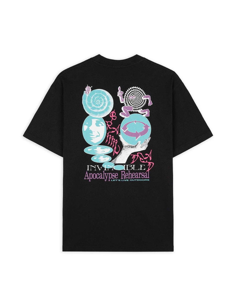 Brain Dead X Invincible Apocalypse T-Shirt - Black