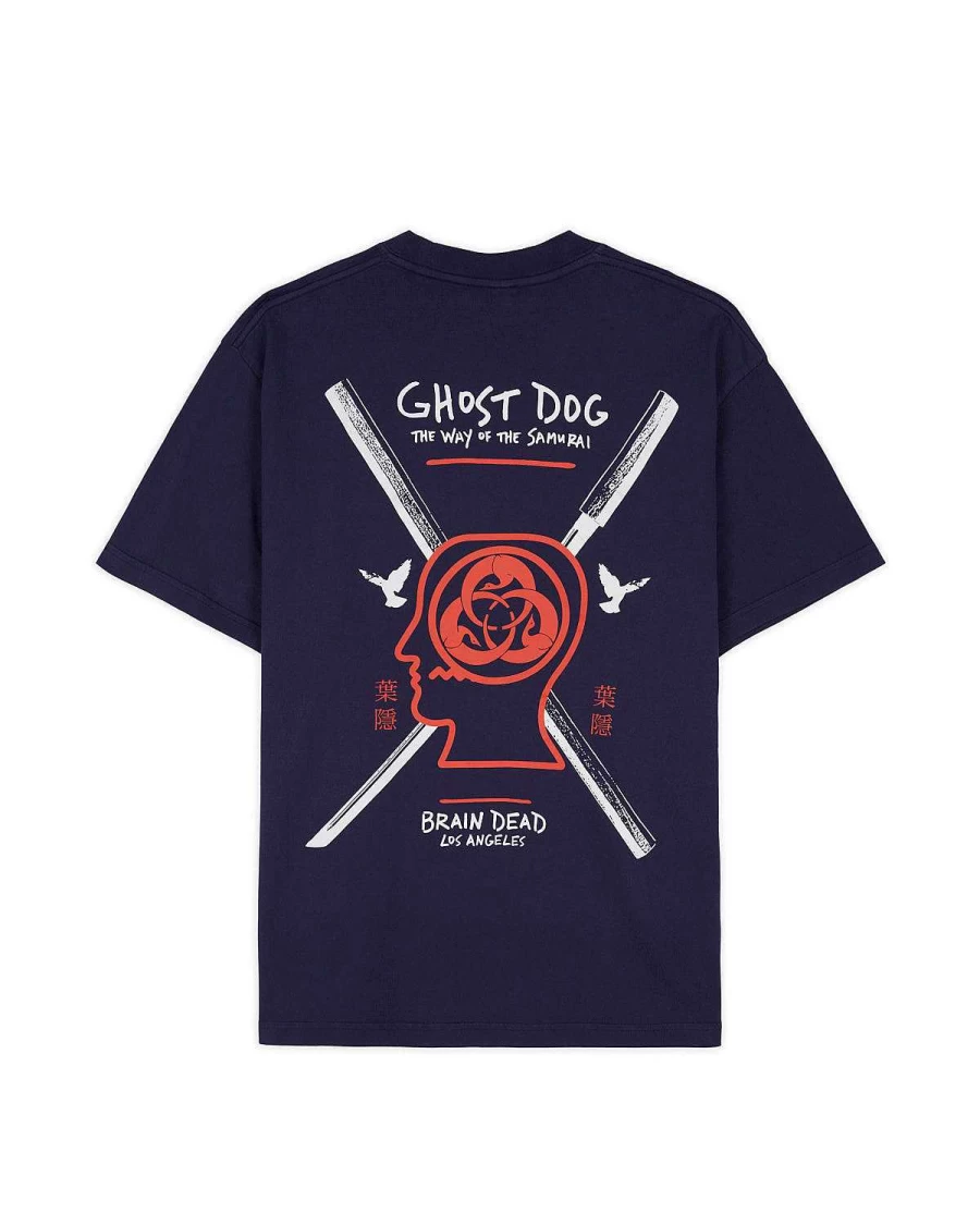 Brain Dead X Jim Jarmusch Ghost Dog T-Shirt - Navy