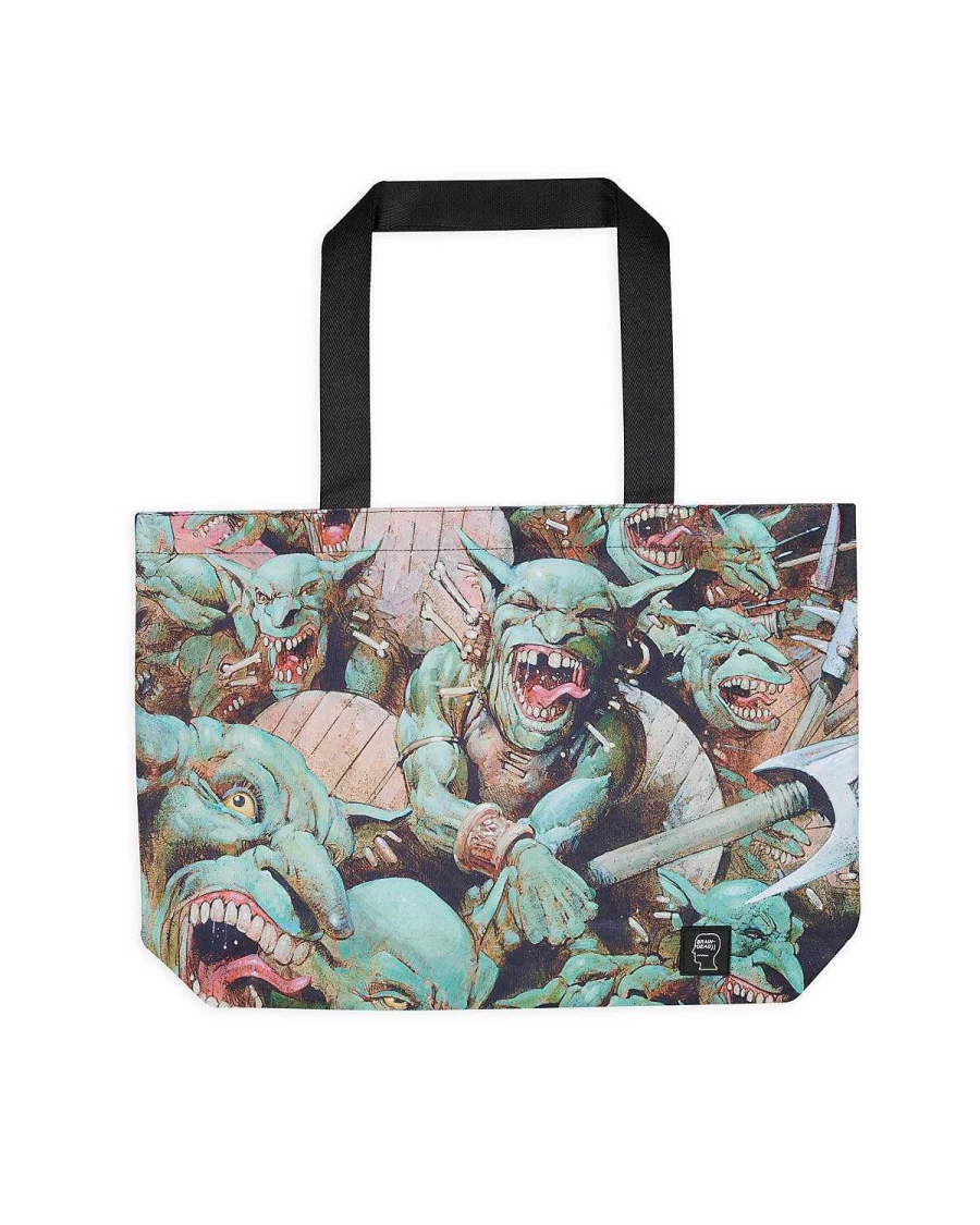 Brain Dead X Magic: The Gathering Goblin Offensive Tote Bag - Light Green