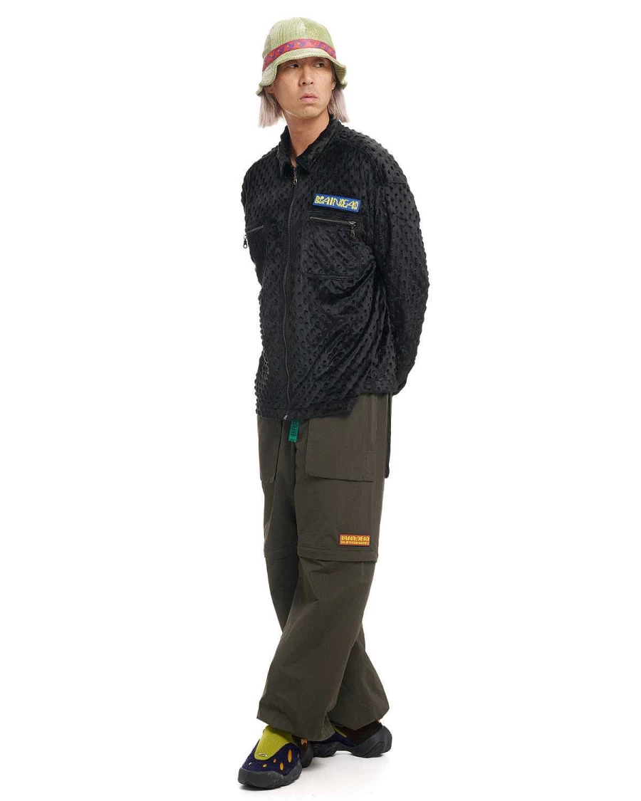 Brain Dead Olive Taslan Convertible Zip-Off Outdoor Pants