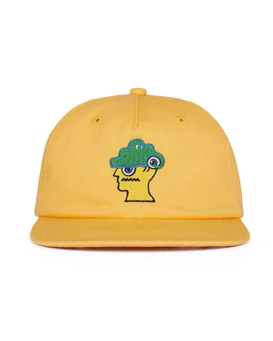 Overcast Kids 6 Panel Cap - Yellow
