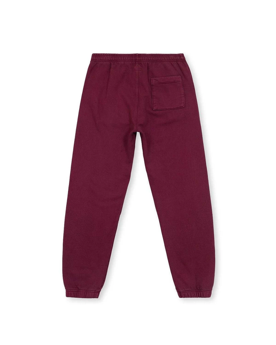 Brain Dead Paintman Sweatpants - Men's Casual Burgundy Joggers