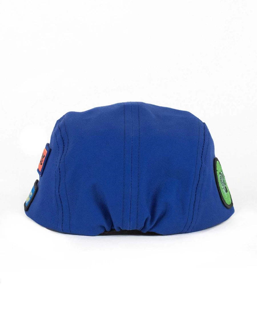 Brain Dead X Peter Sutherland Organic Solutions Long Brim Sport Hat - Royal Blue