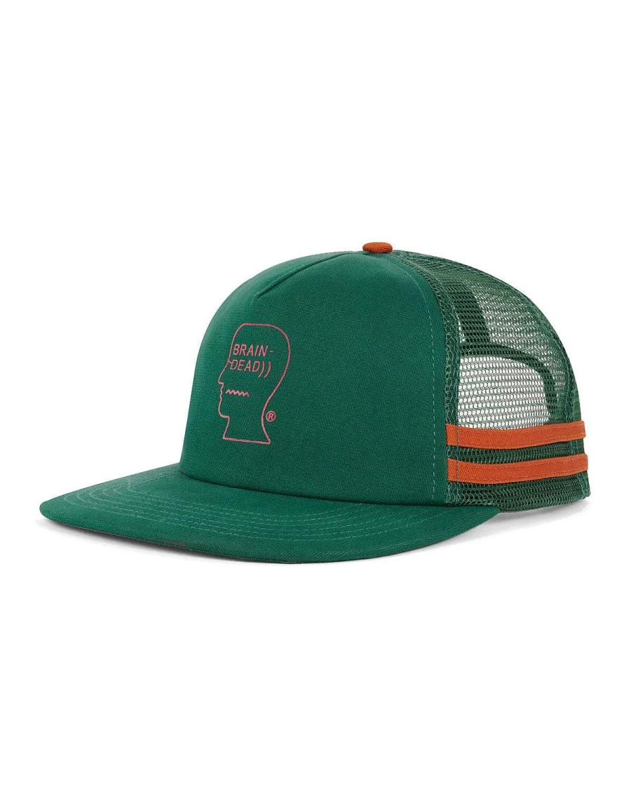 Logohead 5 Panel Trucker Cap - Mallard