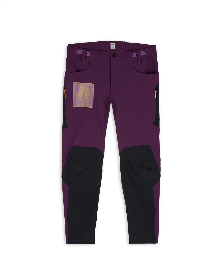 Brain Dead x Rapha Trail Pants - Black Cycling Trousers for Outdoor Adventures