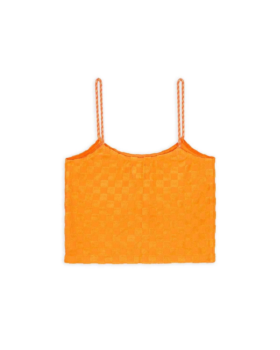 Check Burnout Cami Top