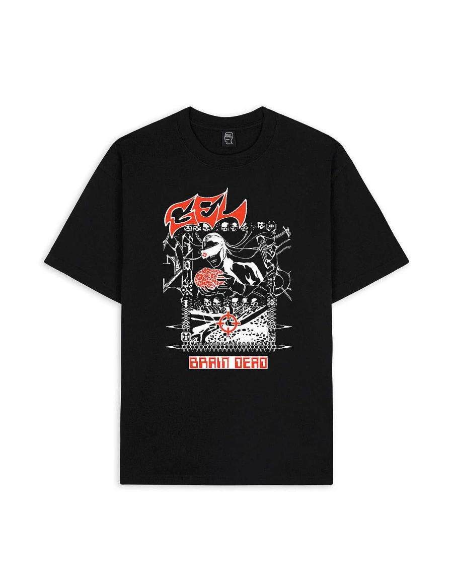 Brain Dead X Gel Sound & Fury T-Shirt - Black