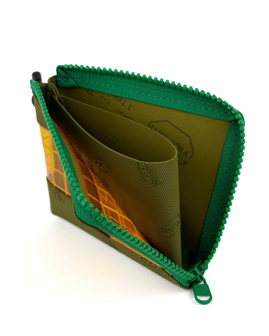 Brain Dead X Thisway Logohead Wallet Drab