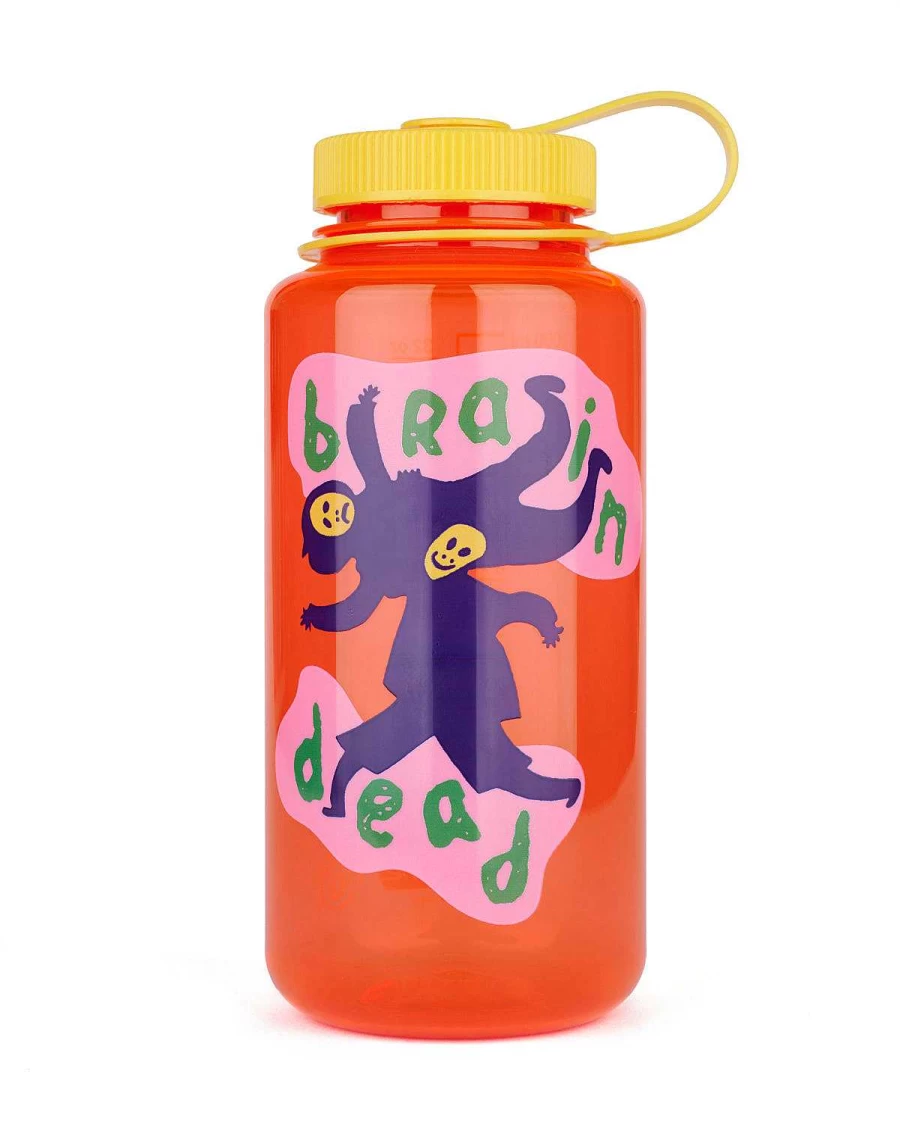 Brrasirn Nalgene Sustain 32Oz Wide Mouth - Coral/Yellow