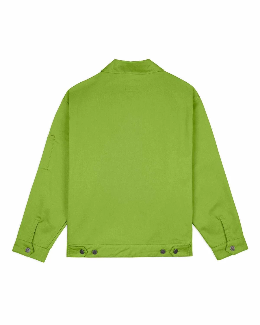 Brain Dead x Dickies Garment Dyed Eisenhower Jacket in Peridot Green - Limited Edition Collaboration