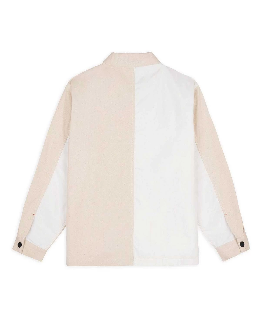 Brain Dead Natural Doily Embroidered Chore Workwear Jacket