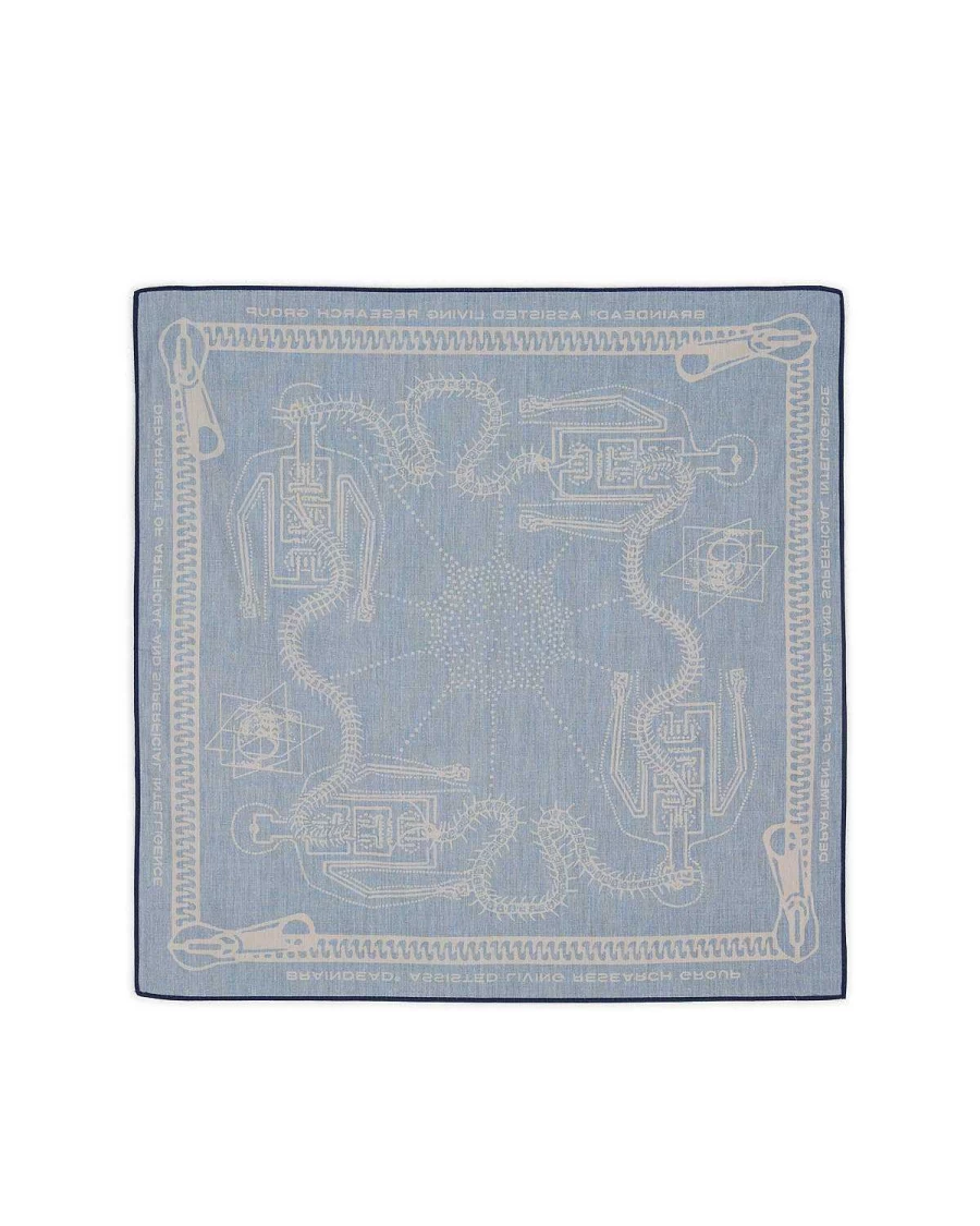 Zipper Bandana - Navy