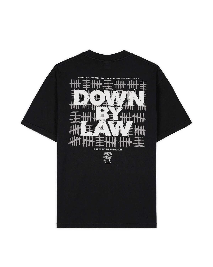 Brain Dead X Jim Jarmusch Down By Law T-Shirt - Black