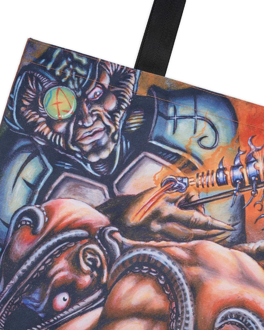 Brain Dead X Magic: The Gathering Spinal Graft Tote Bag - Orange