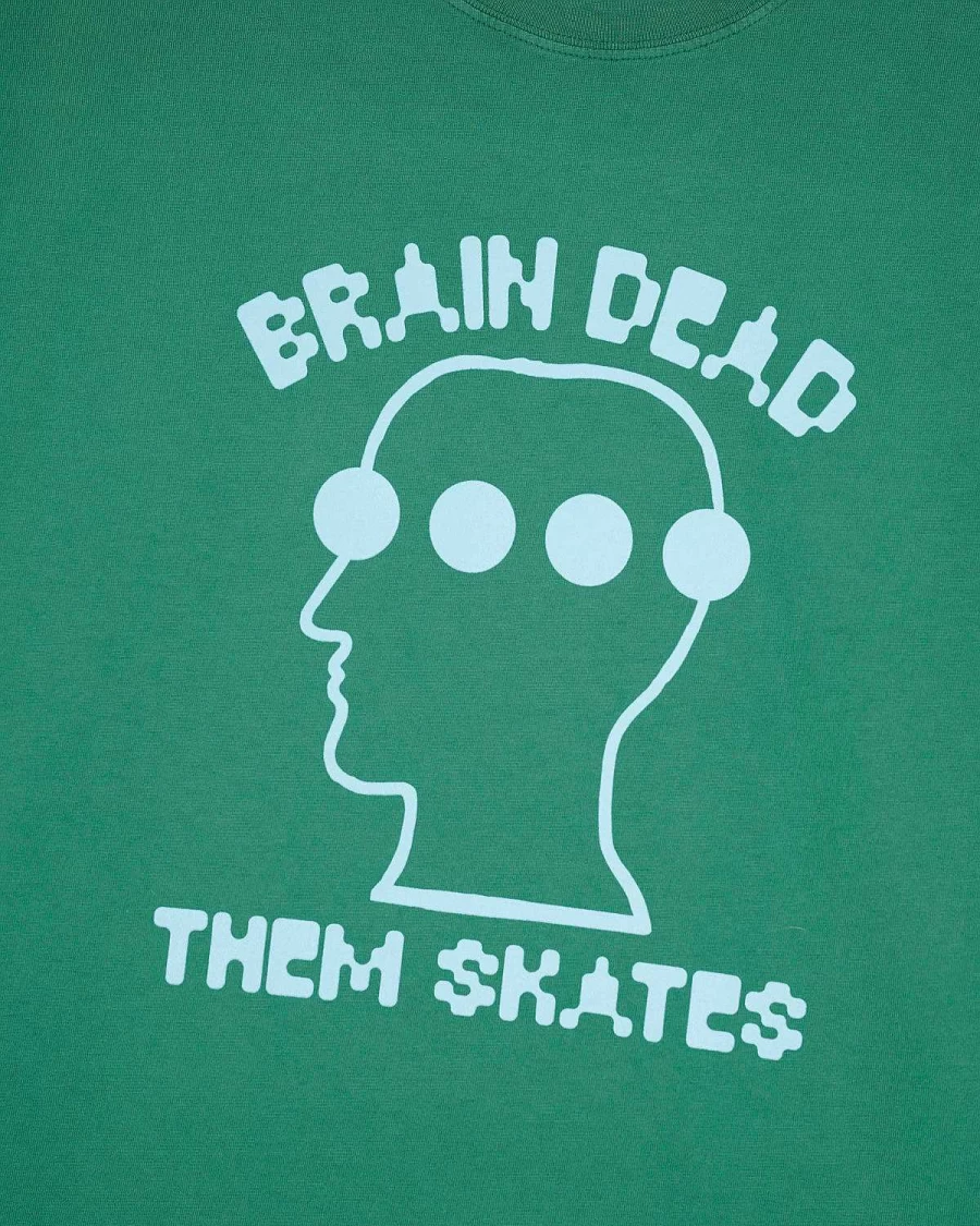 Brain Dead X Them Skates Logo Head Dots T-Shirt