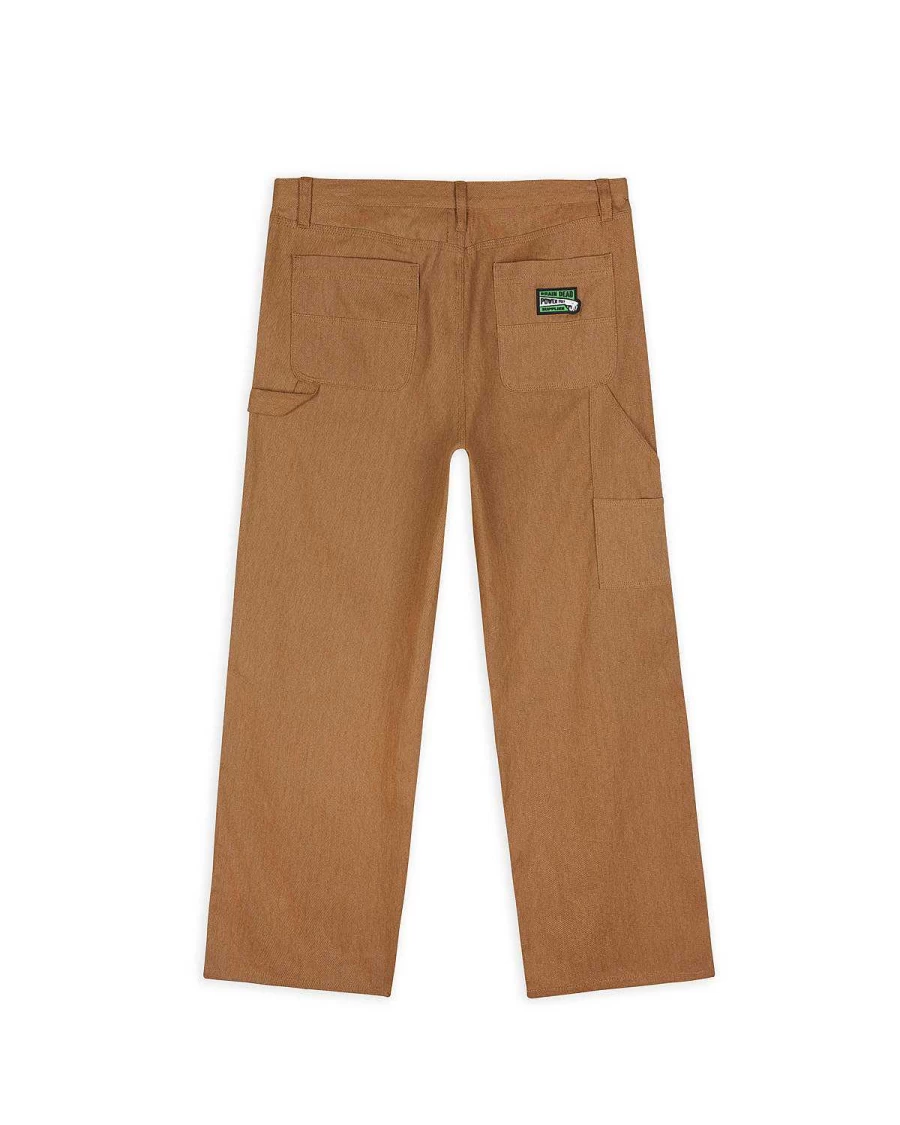 Brain Dead Heavyweight Double Knee Workwear Utility Pants - Brown