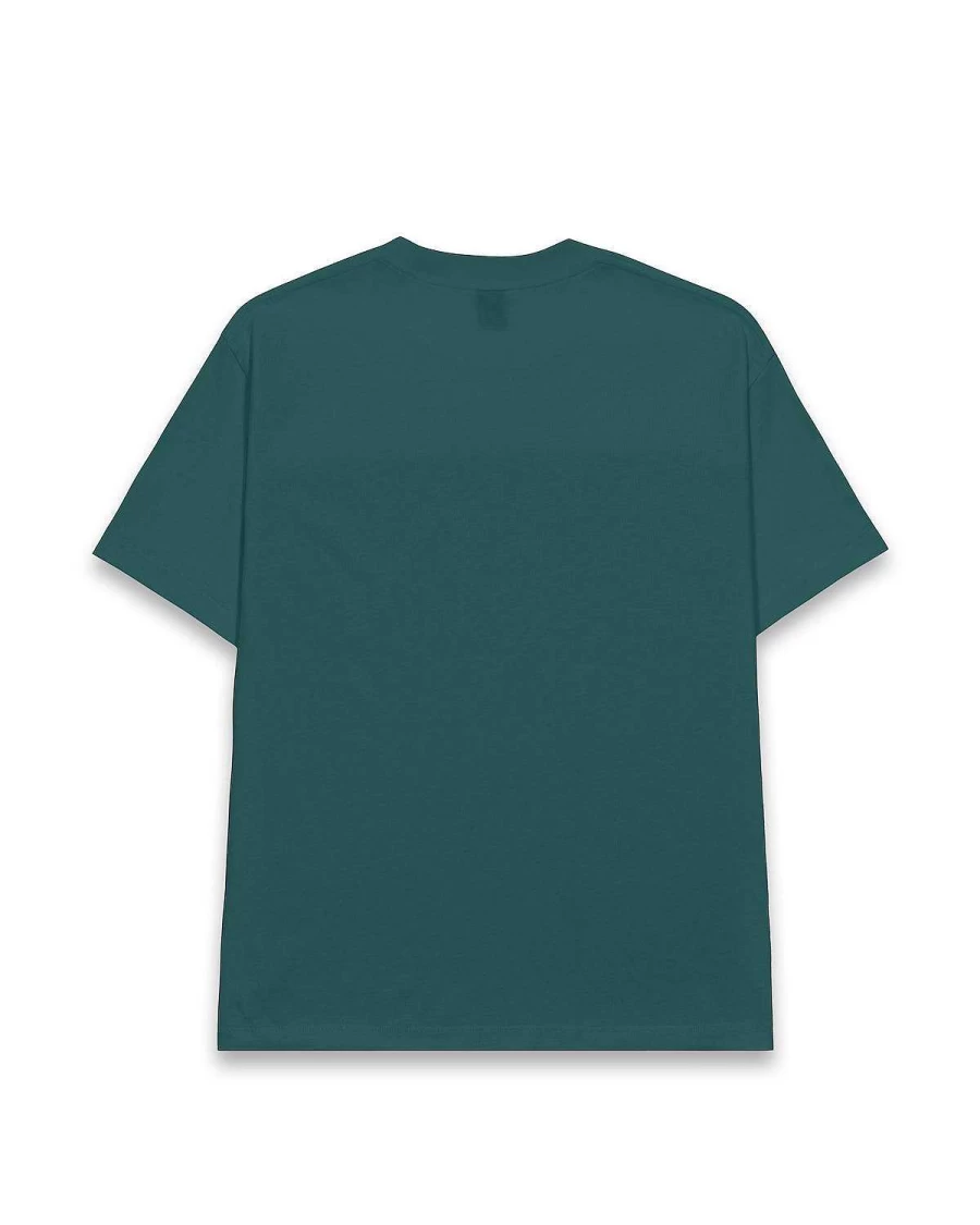 Brain Dead X Them Skates Kogan Big Guy T-Shirt - Forest Green