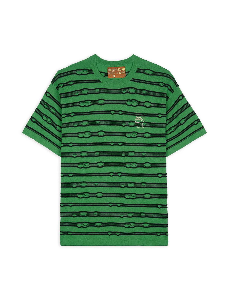 Puckered Striped T-Shirt