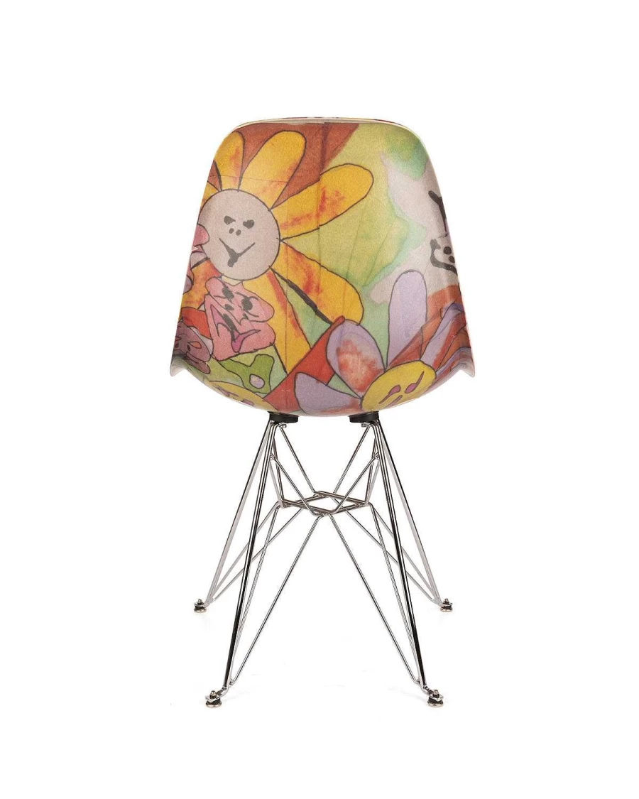 Brain Dead X Modernica Leomi Sadler "Puzzle Flowers Harvest" Case Study® Furniture Shell Chair