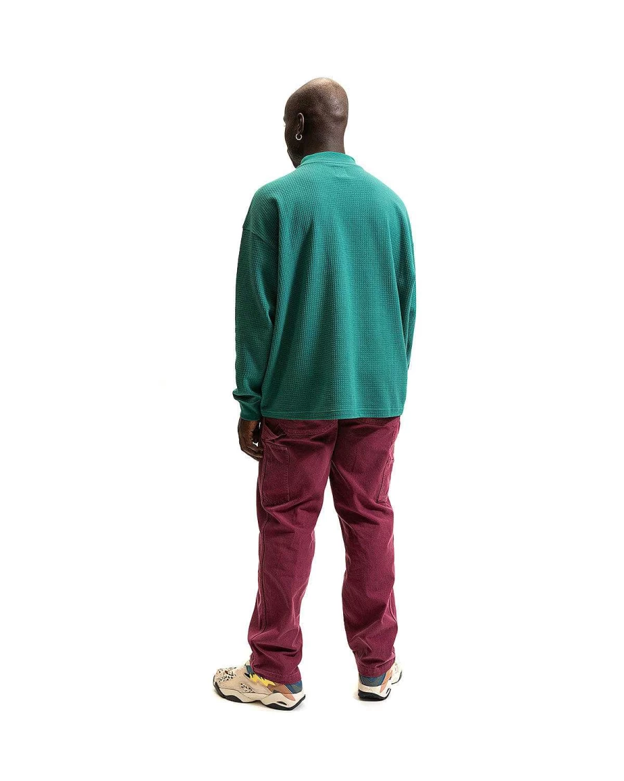 Brain Dead Plum Washed Carpenter Work Pants - Heavyweight Utility Trousers