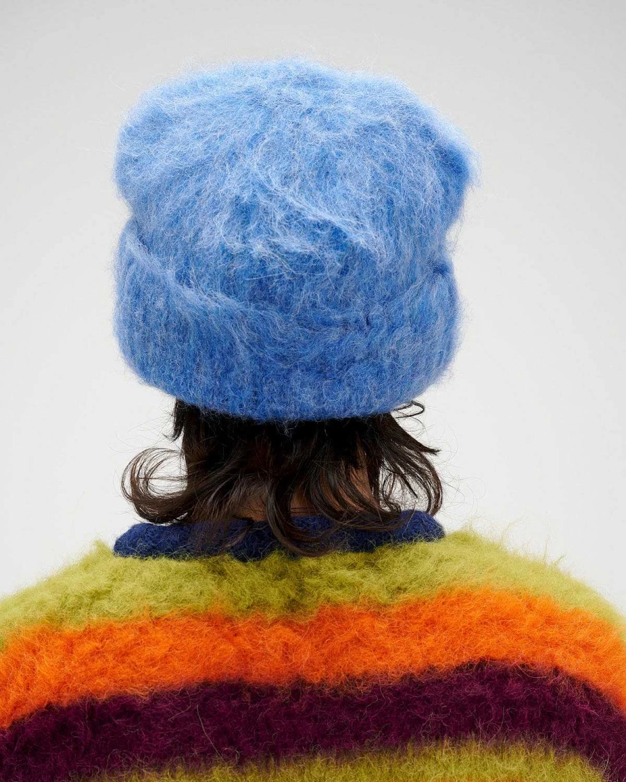 Marled Basic Beanie - Light Blue
