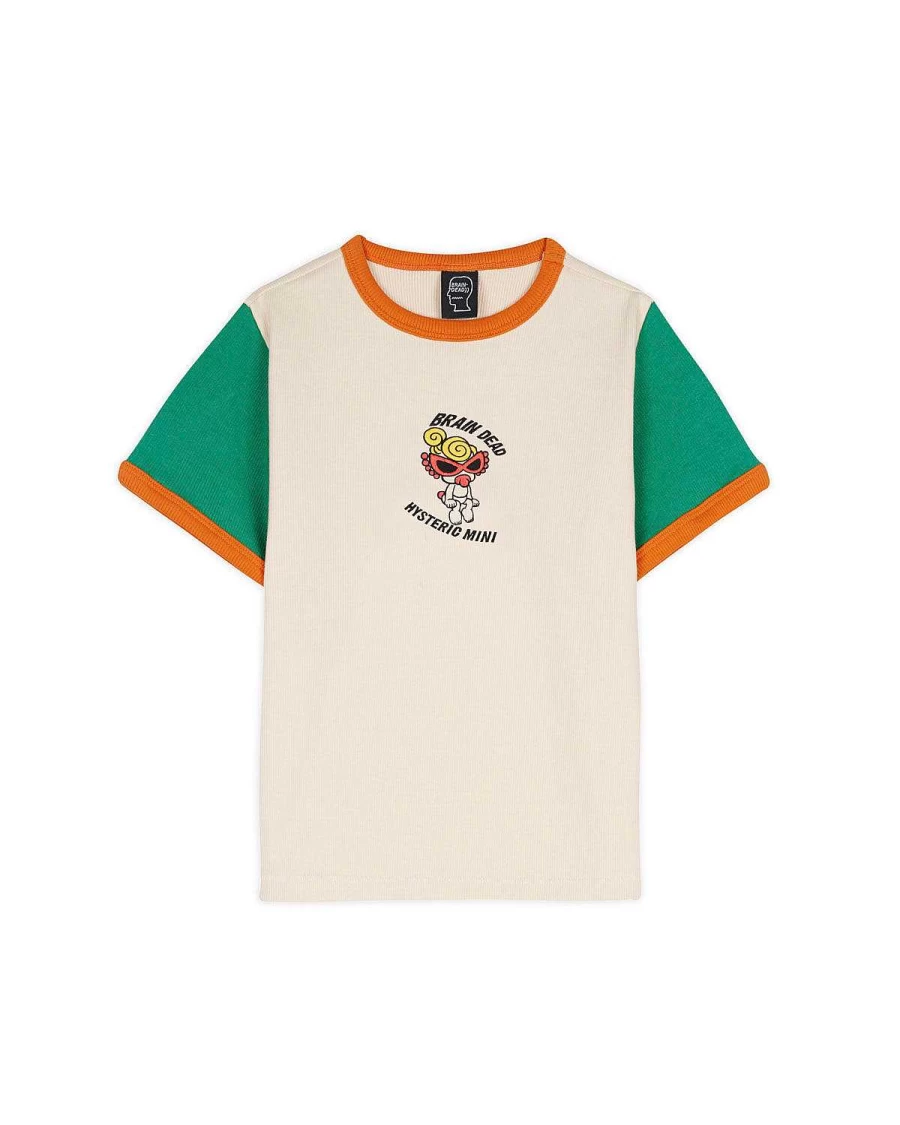 Brain Dead X Hysteric Mini Kids Ribbed Ringer T-Shirt