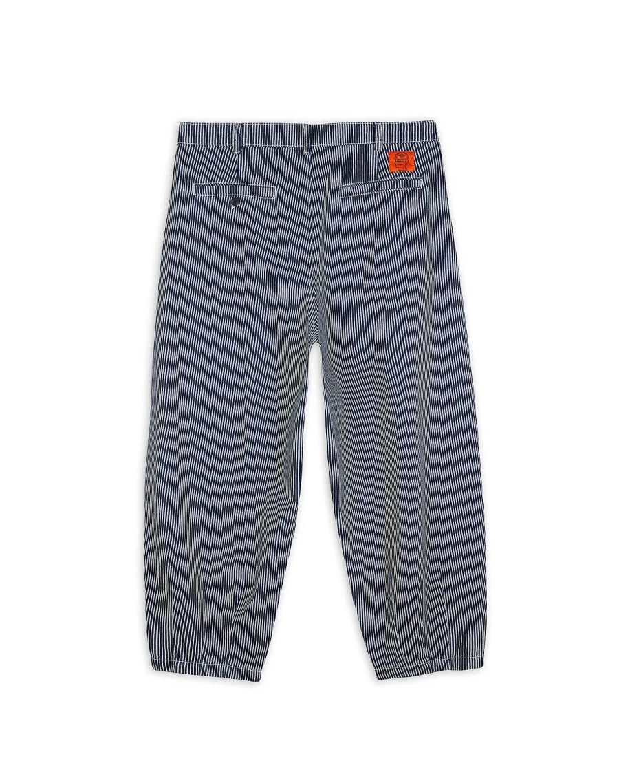 Brain Dead Hickory Denim Billow Pants - Striped Workwear Trousers