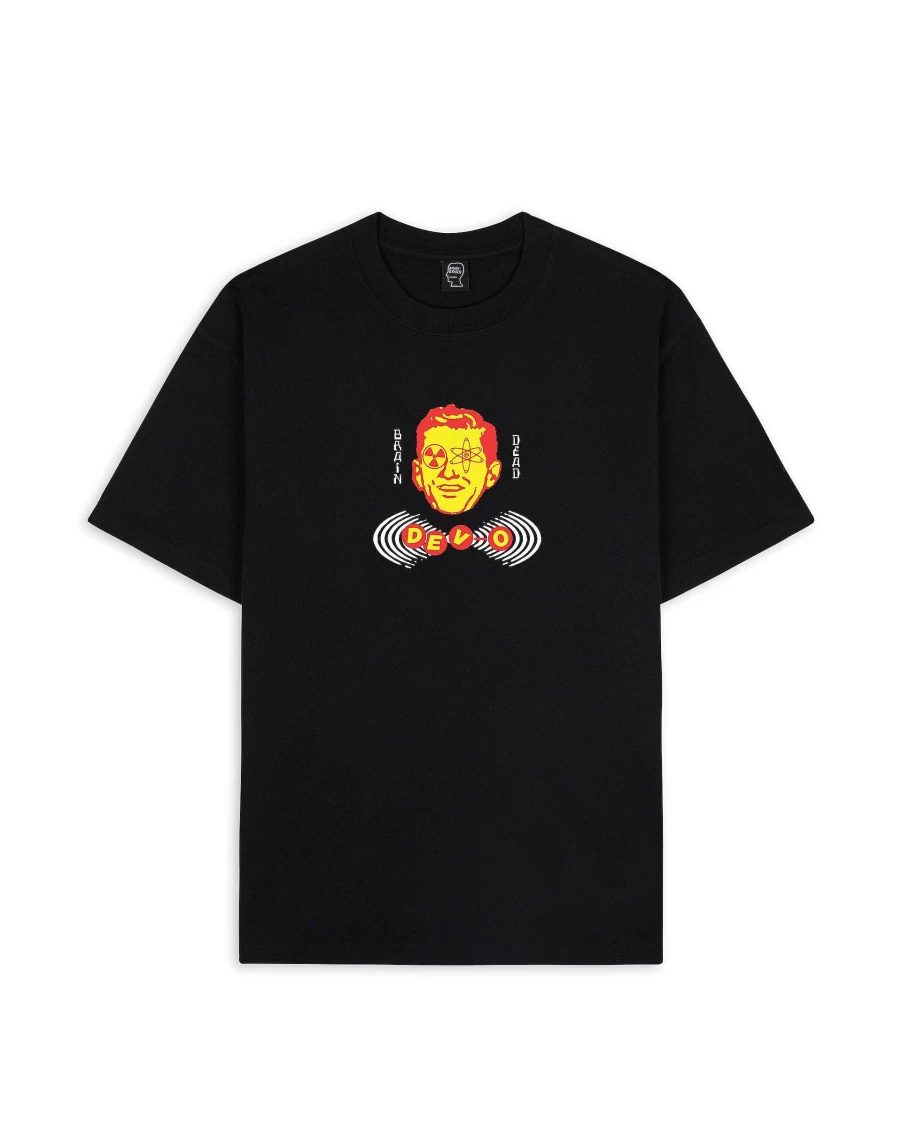 Brain Dead X Devo Reverse Evolution T-Shirt - Black