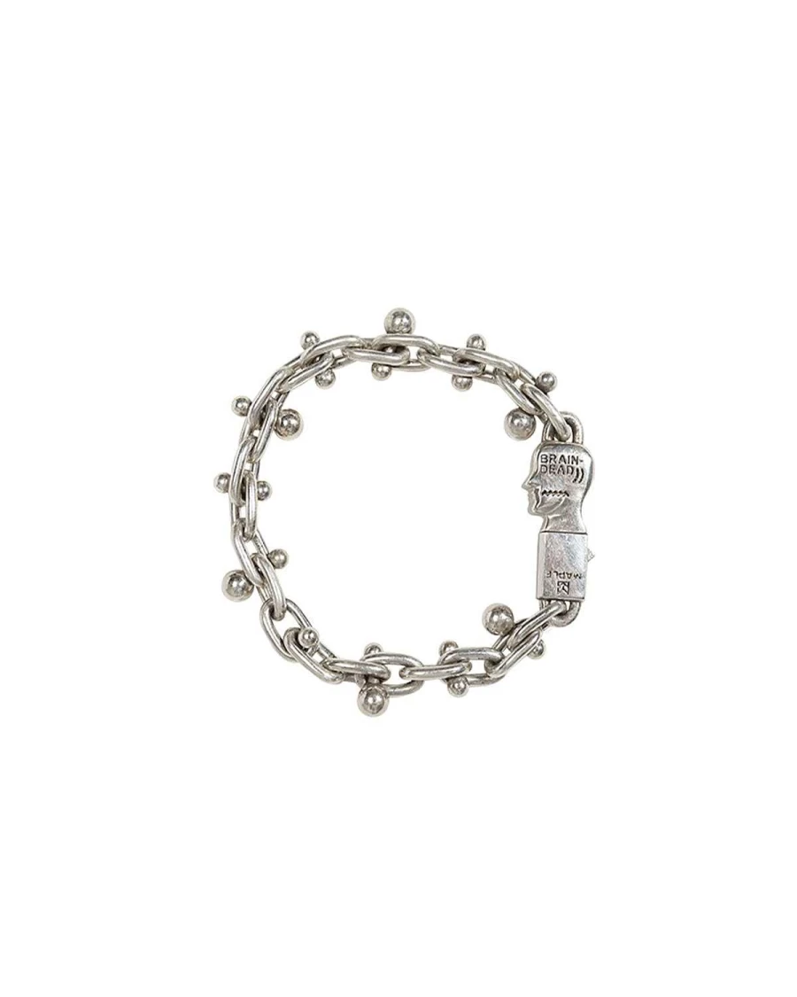 Brain Dead X Maple Steel Balloon Bracelet - Silver