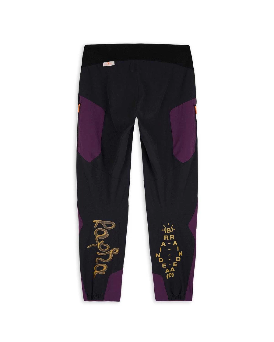 Brain Dead x Rapha Women's Black Trail Pants - Outdoor Hiking Trousers Collaboration