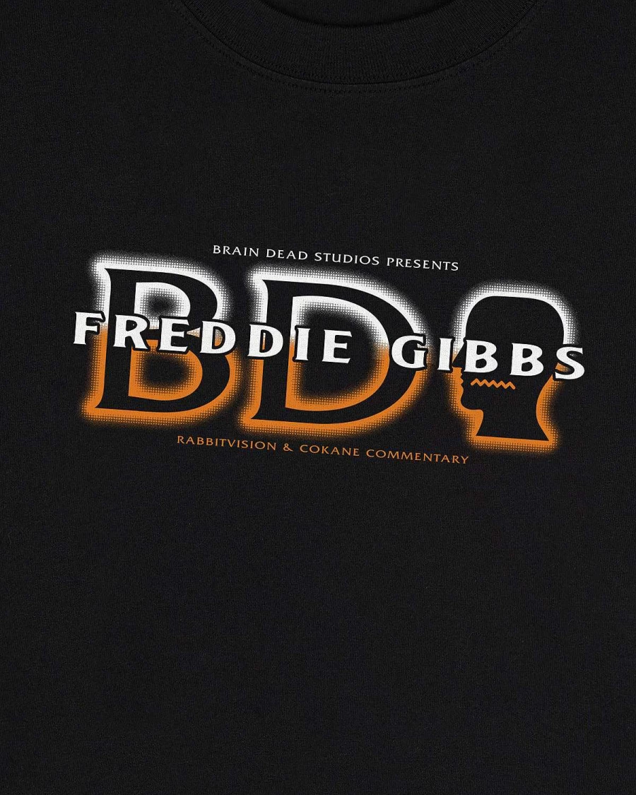 Brain Dead X Freddie Gibbs Halloween H20 T-Shirt - Black
