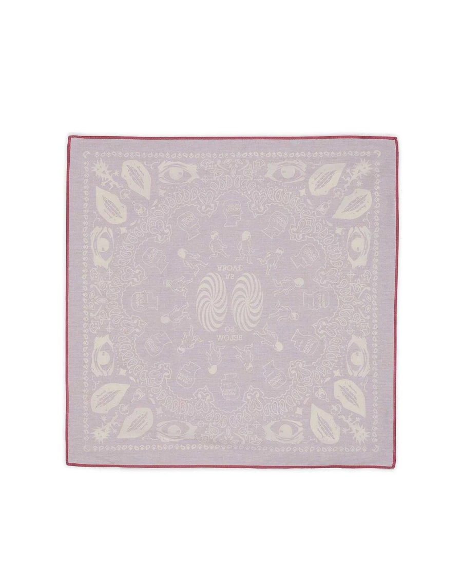 Logohead Paisley Bandana - Dusty Rose