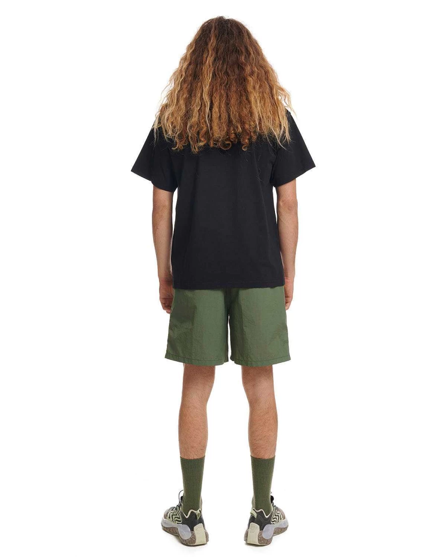 Brain Dead Olive Casual Shorts | Men's Lightweight Streetwear Clothing