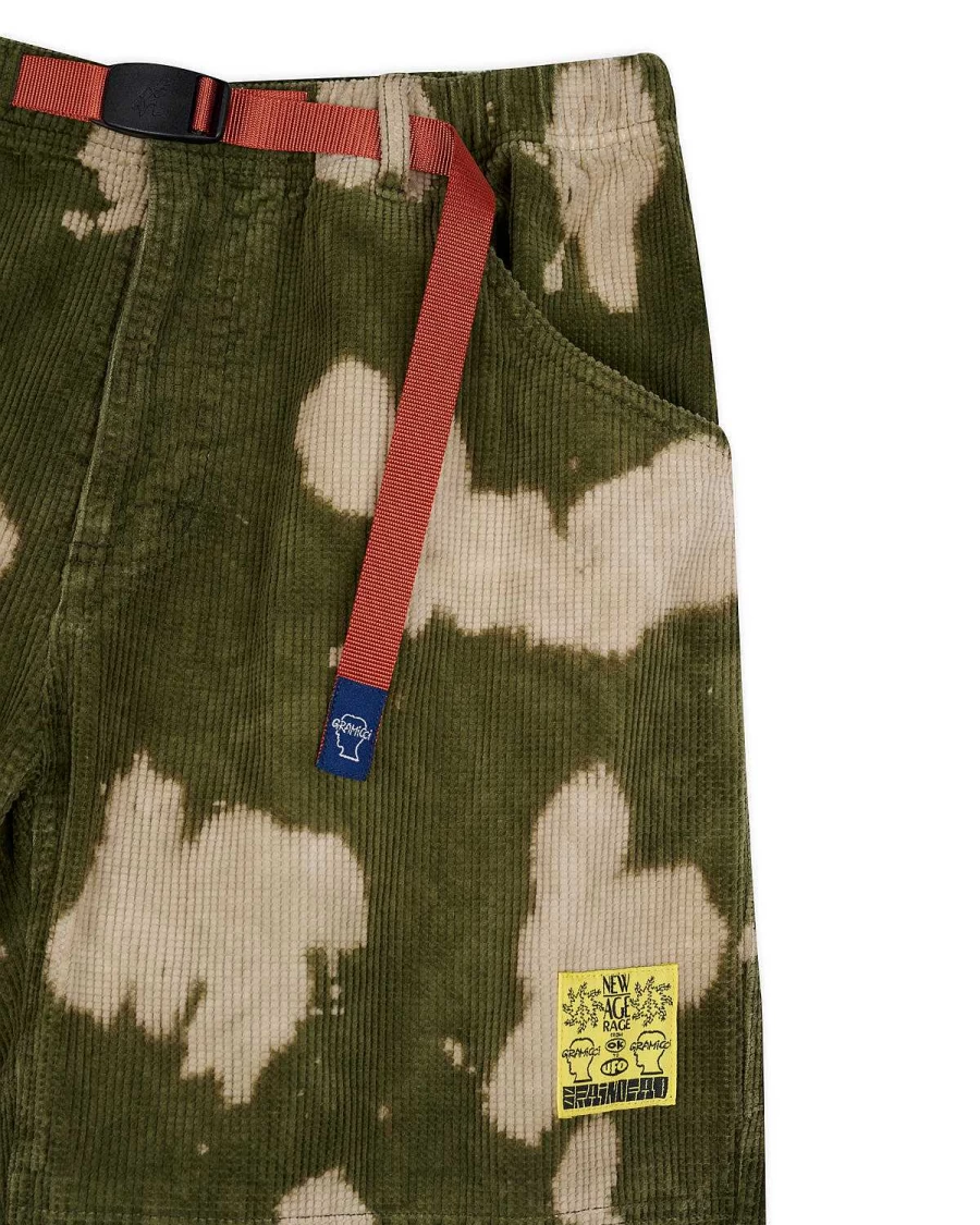 Gramicci x Brain Dead Olive Mountain Pants - Outdoor Hiking Cargo Trousers for Men