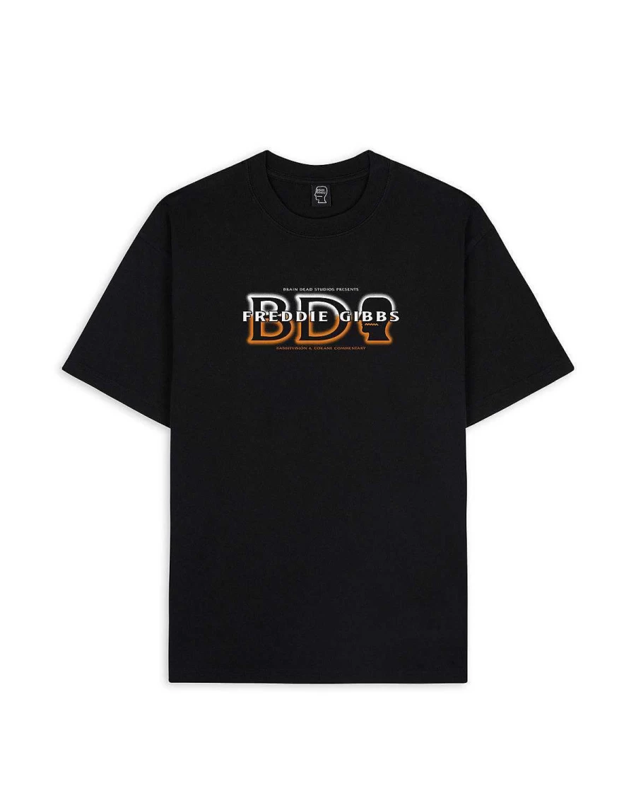 Brain Dead X Freddie Gibbs Halloween H20 T-Shirt - Black