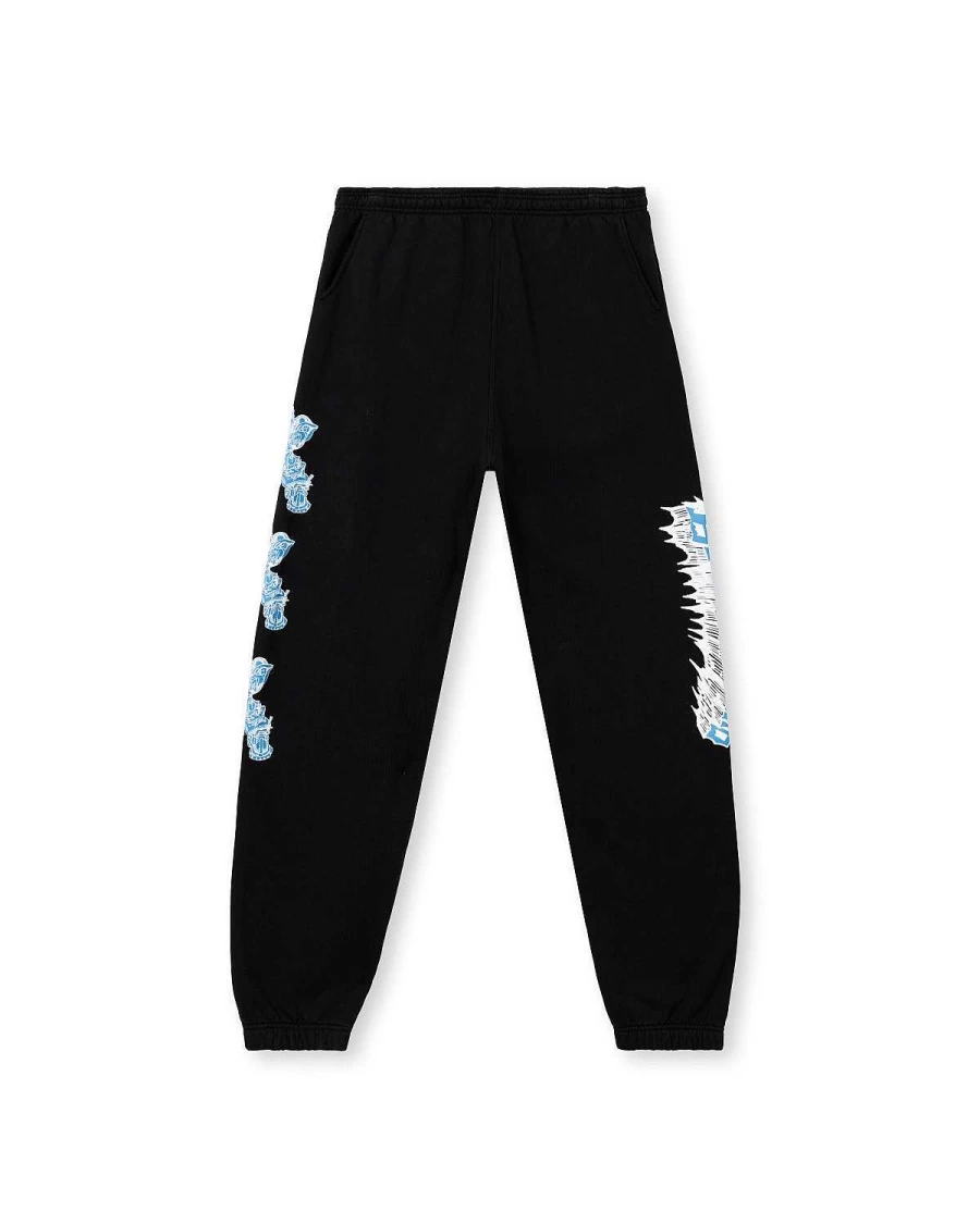 Brain Dead Brolic Sweatpant Joggers - Men's Black Streetwear Casual Pants