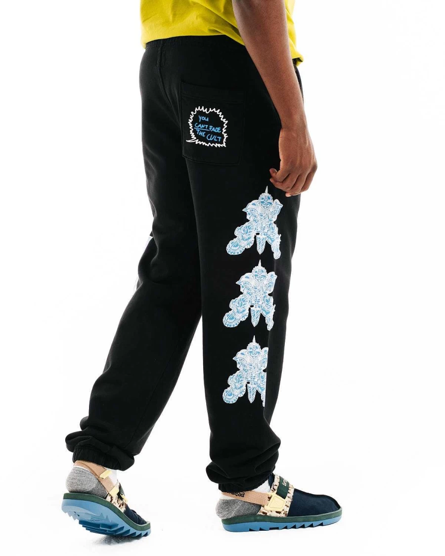 Brain Dead Brolic Sweatpant Joggers - Men's Black Streetwear Casual Pants