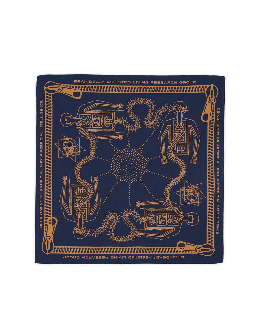 Zipper Bandana - Navy