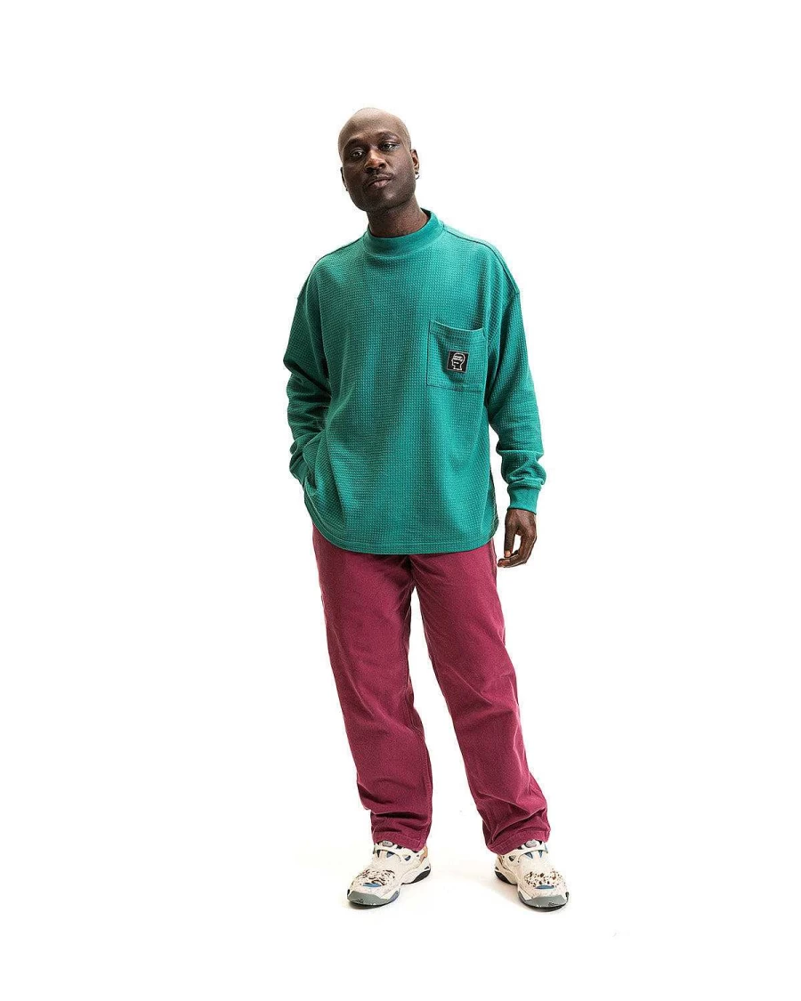 Brain Dead Plum Washed Carpenter Work Pants - Heavyweight Utility Trousers