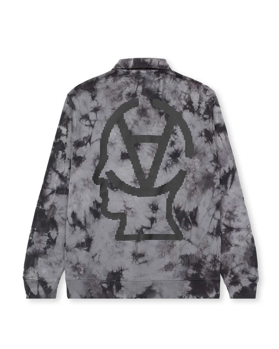 BRAIN DEAD × Slam Jam Anarchy Core Polo Shirt - Grey Men's Streetwear Collaboration