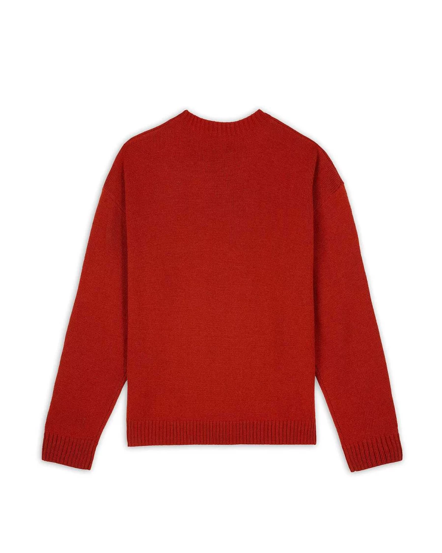 Brain Dead Terracotta Gnome Sweater | Casual Streetwear Pullover