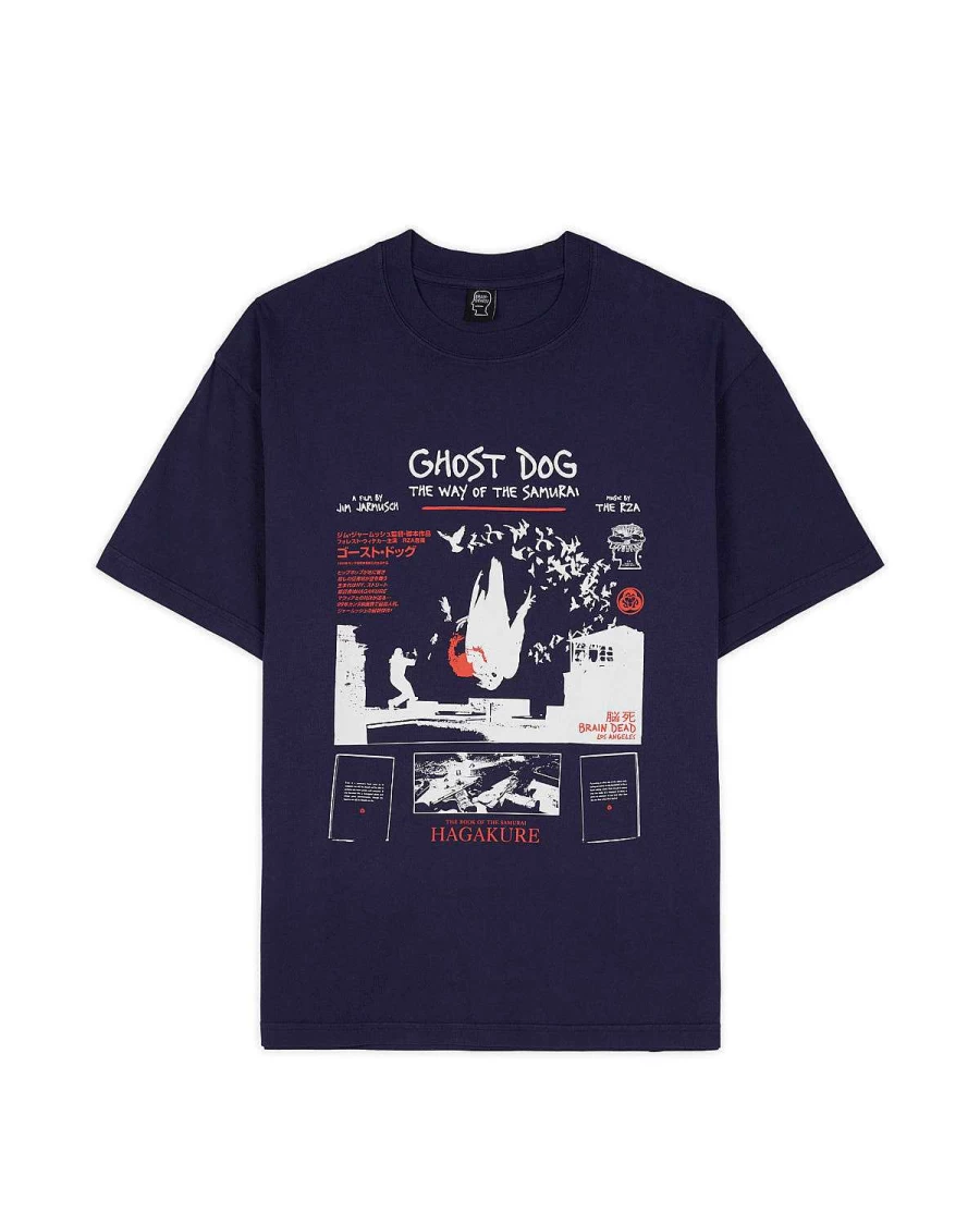 Brain Dead X Jim Jarmusch Ghost Dog T-Shirt - Navy