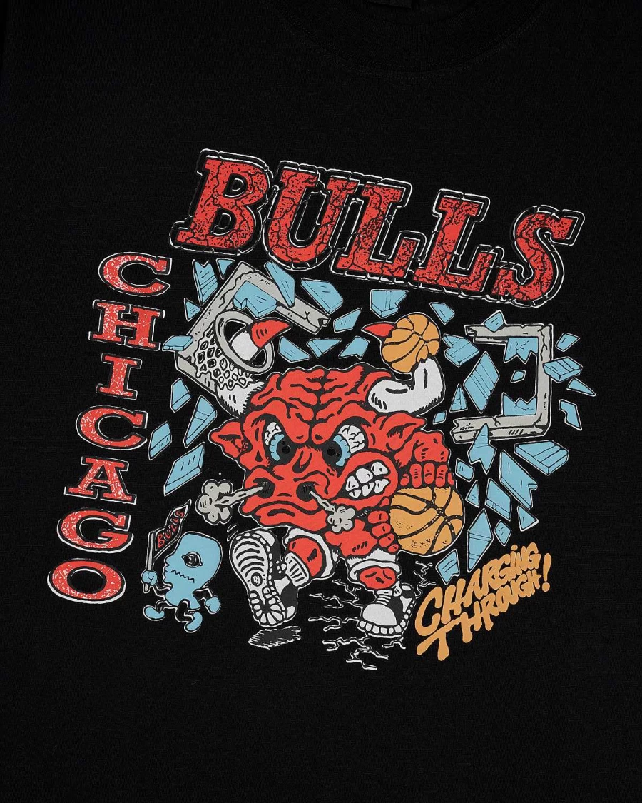 Brain Dead X Nba Chicago Bulls T-Shirt - Black