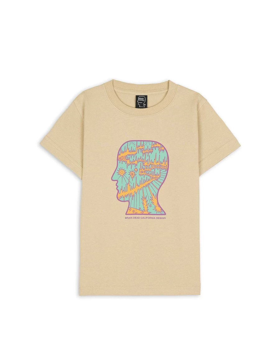 Split Planes Kids T-Shirt - Tan