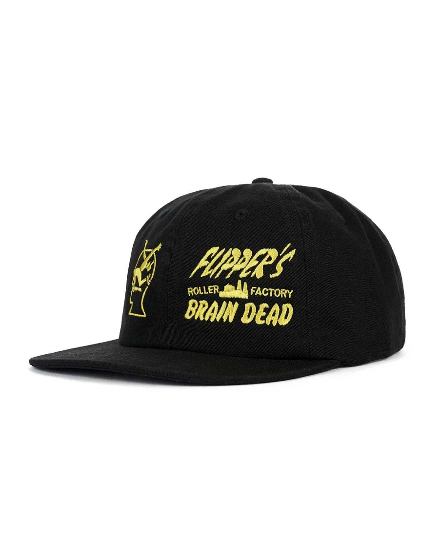 Brain Dead X Flippers Factory Hat - Black