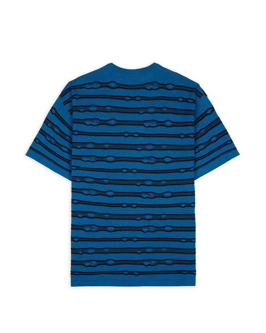 Puckered Striped T-Shirt