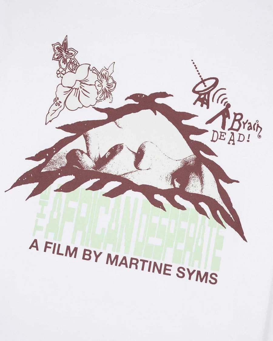Brain Dead X Mubi The African Desperate T-Shirt - White