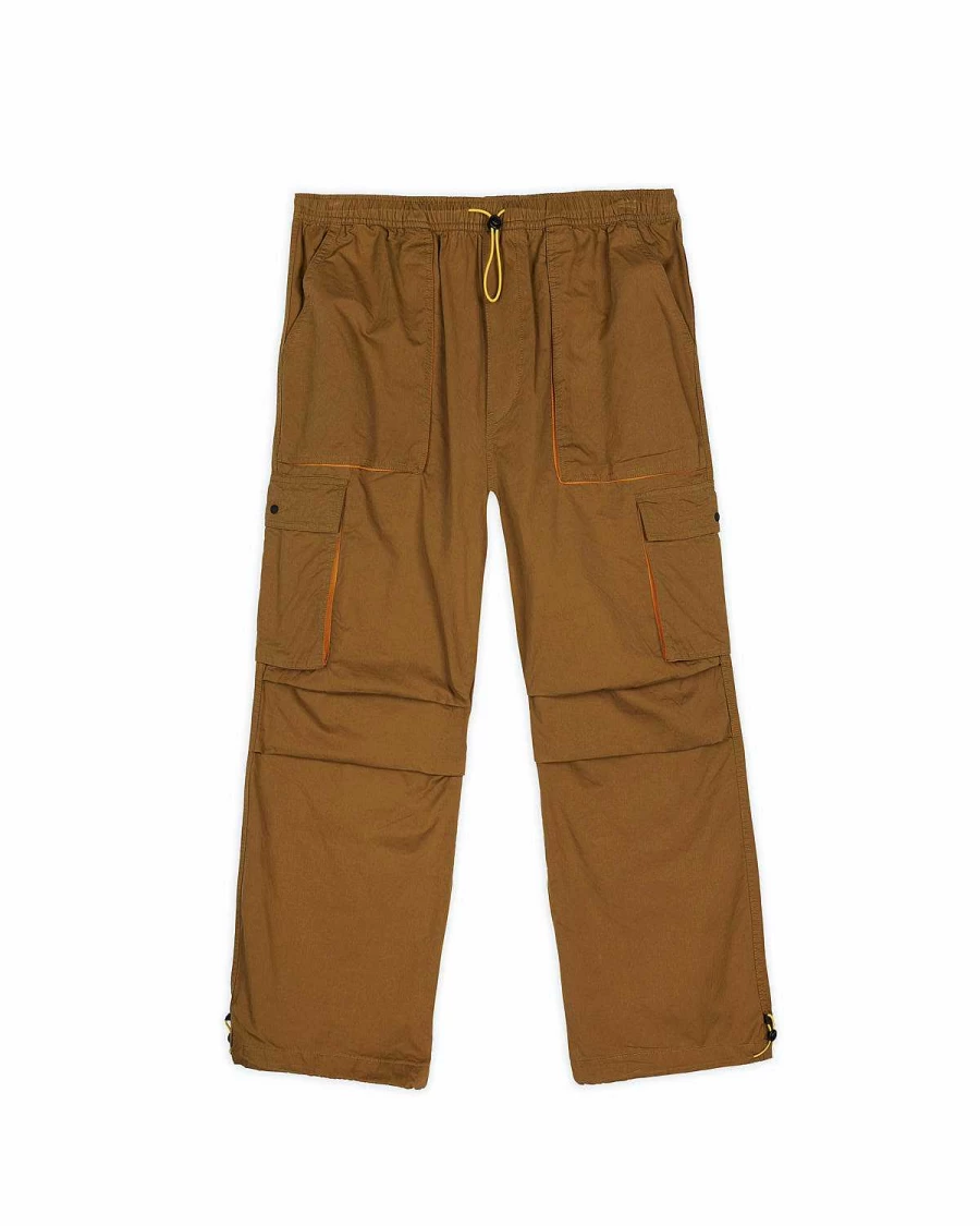 Brain Dead Adjustable Duck Brown Skateboarding Pants | Men's Streetwear Trousers with Custom Fit