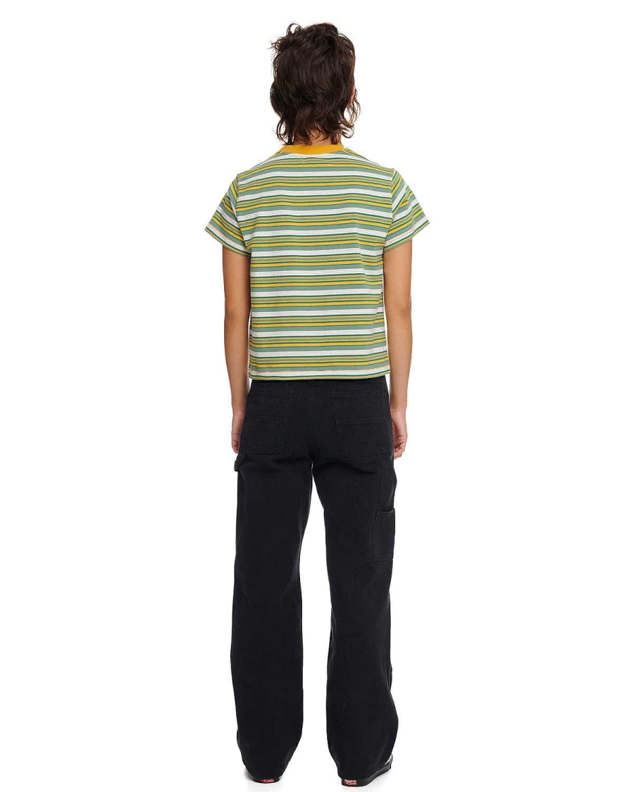 Classics Striped Baby Tee - Green Multi